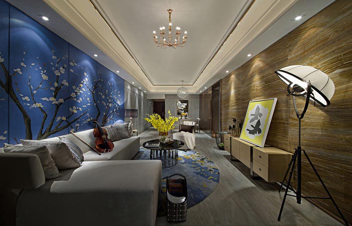 中式浪漫風格全屋家居設計效果圖